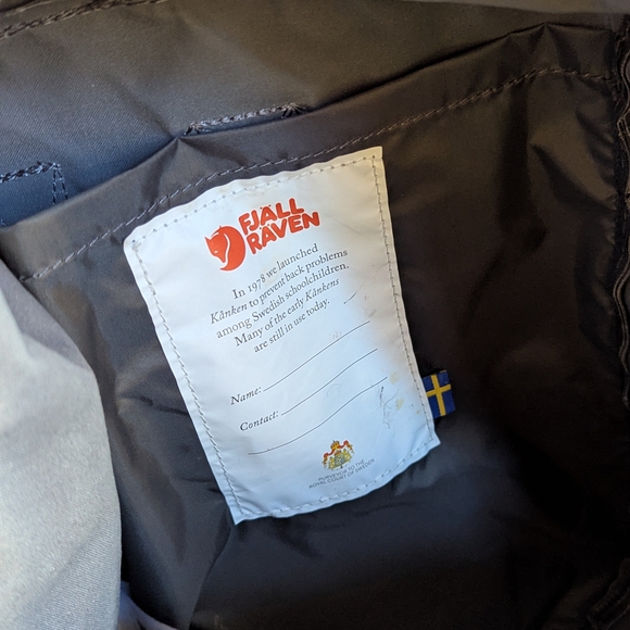 Kånken Gray Backpack - Picture 4 of 4